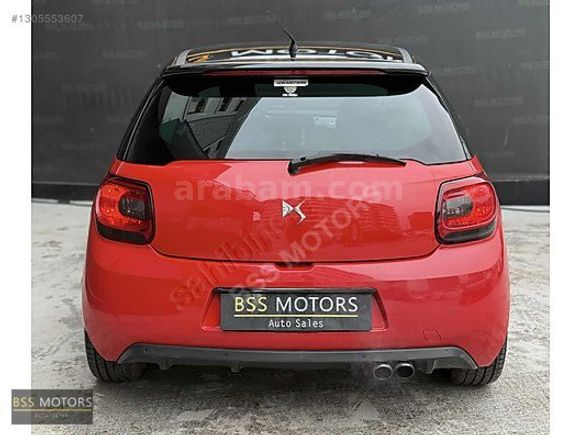 -BSS MOTORS-2011 DS3 1.6 THP KIRMIZI SİYAH 88 BİN KM MASRAFSIZ !
