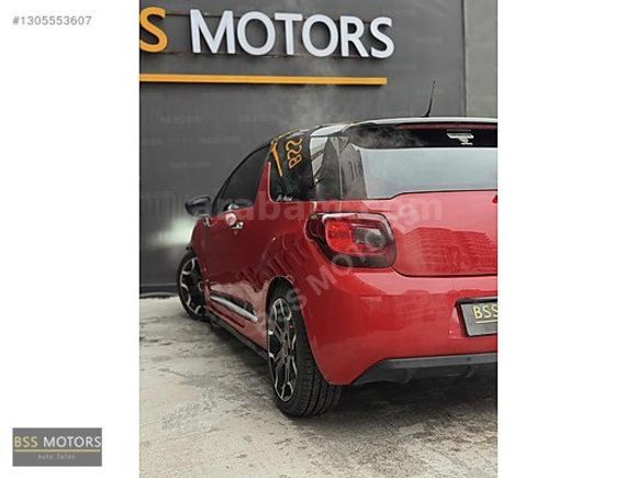-BSS MOTORS-2011 DS3 1.6 THP KIRMIZI SİYAH 88 BİN KM MASRAFSIZ !