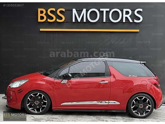 -BSS MOTORS-2011 DS3 1.6 THP KIRMIZI SİYAH 88 BİN KM MASRAFSIZ !