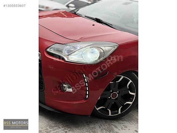 -BSS MOTORS-2011 DS3 1.6 THP KIRMIZI SİYAH 88 BİN KM MASRAFSIZ !