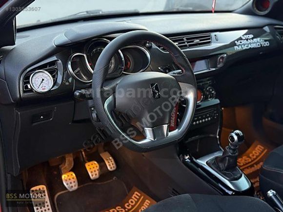 -BSS MOTORS-2011 DS3 1.6 THP KIRMIZI SİYAH 88 BİN KM MASRAFSIZ !