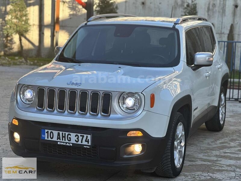 Galeriden Jeep Renegade 1.4 MultiAir Limited 2016 Model Ordu 112.000 km Beyaz