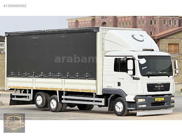 KERVAN OTOMOTİV'DEN 2010 MODEL TGL 12.180 MAN KAYAR PERDE KAMYON