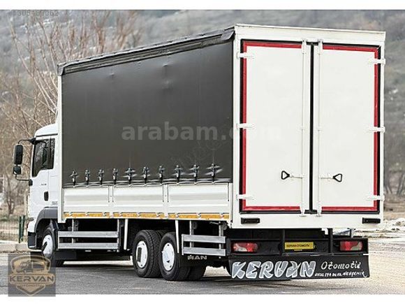 KERVAN OTOMOTİV'DEN 2010 MODEL TGL 12.180 MAN KAYAR PERDE KAMYON