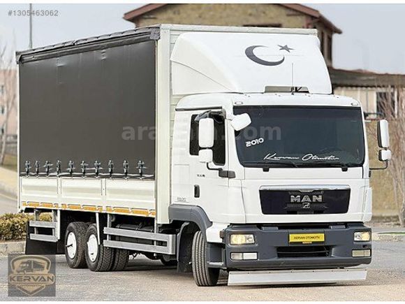 KERVAN OTOMOTİV'DEN 2010 MODEL TGL 12.180 MAN KAYAR PERDE KAMYON