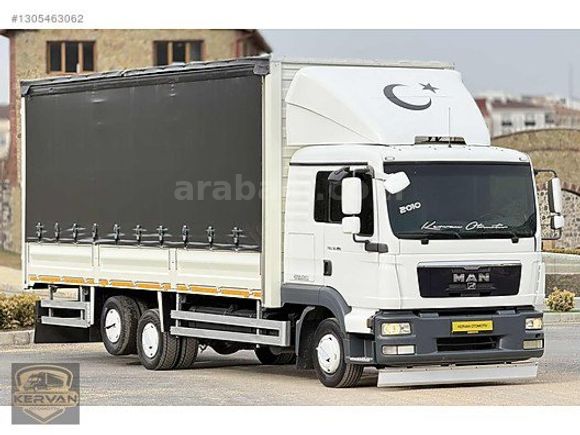 KERVAN OTOMOTİV'DEN 2010 MODEL TGL 12.180 MAN KAYAR PERDE KAMYON