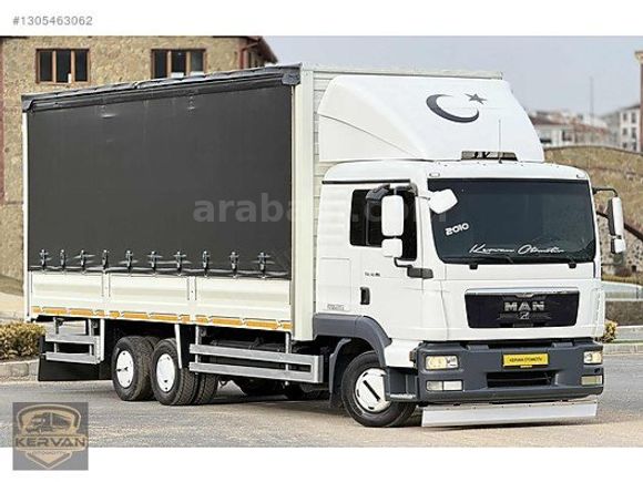 KERVAN OTOMOTİV'DEN 2010 MODEL TGL 12.180 MAN KAYAR PERDE KAMYON