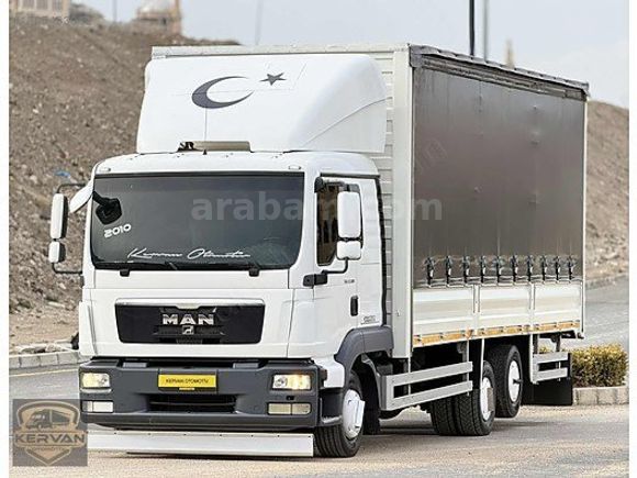 KERVAN OTOMOTİV'DEN 2010 MODEL TGL 12.180 MAN KAYAR PERDE KAMYON