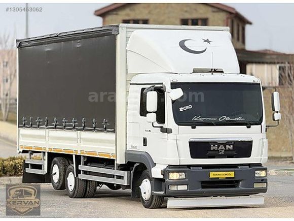 KERVAN OTOMOTİV'DEN 2010 MODEL TGL 12.180 MAN KAYAR PERDE KAMYON