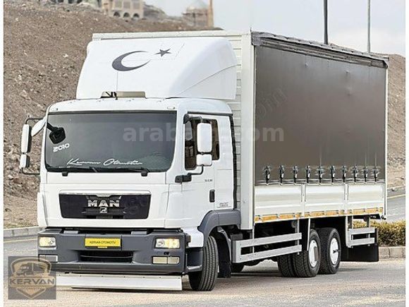 KERVAN OTOMOTİV'DEN 2010 MODEL TGL 12.180 MAN KAYAR PERDE KAMYON