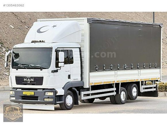 KERVAN OTOMOTİV'DEN 2010 MODEL TGL 12.180 MAN KAYAR PERDE KAMYON