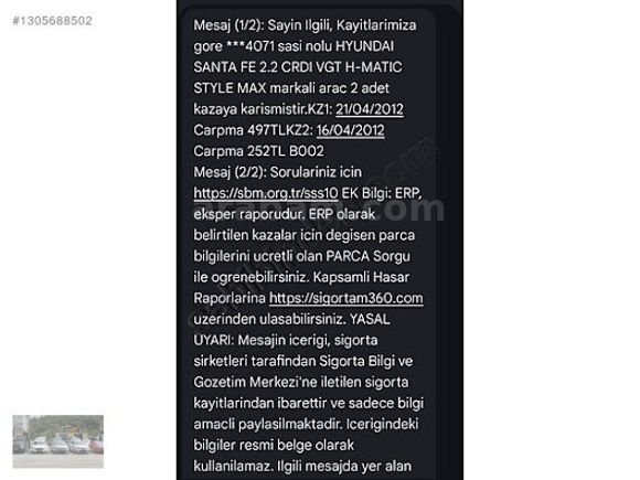 2009 Hyundaı SantaFe 2.2 CRDİ - 7 KİŞİLİK - 2 PARÇA BOYALI