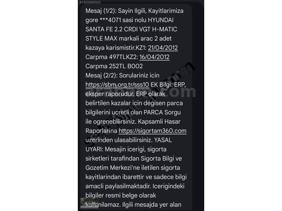 2009 Hyundaı SantaFe 2.2 CRDİ 4x4 - 7 KİŞİLİK - 2 PARÇA BOYALI