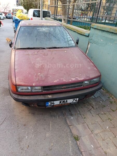Sahibinden Mitsubishi Lancer 1.5 GLX 1990 Model İstanbul 505.000 km Bordo