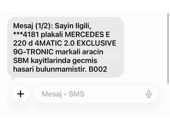 Sahibinden Mercedes - Benz E 220 D Exclusive 2017 Model 
