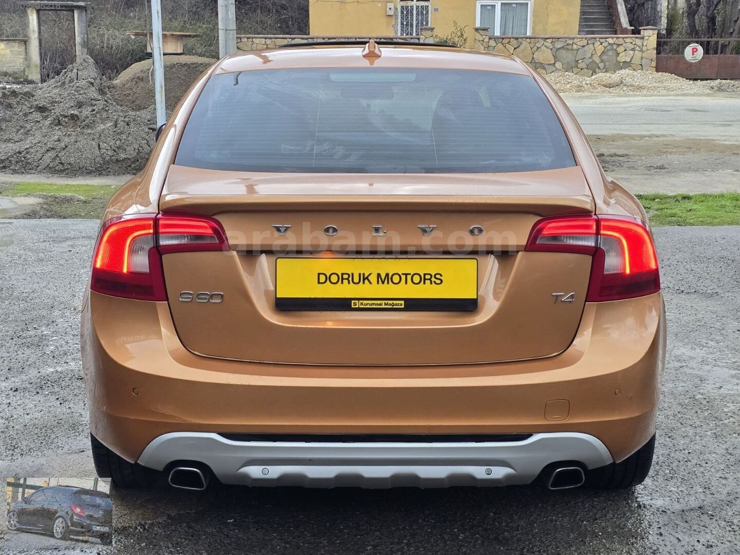 Galeriden Volvo S60 1.6 D R-Design 2011 Model Düzce 206.000 km Turuncu 5