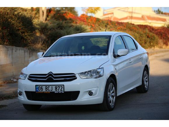 Sahibinden Citroen C-Elysée 1.2 VTi Confort 2014 Model  247.500 km Beyaz