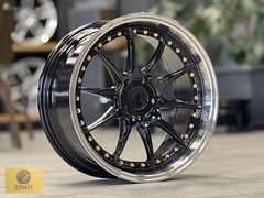 18 İNÇ 5X120 BMW GLOSS BLACK LIP MAC+GOLD RIVETS - ZENİT LASTİK