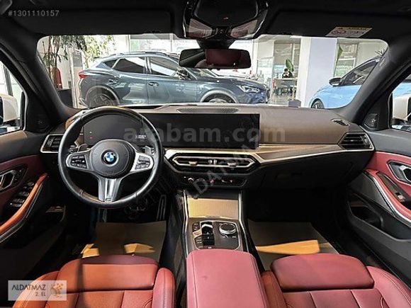 ALDATMAZ PLAZADAN 2023 MODEL BMW 320İ M SPORT BEYAZ İÇİ KIRMIZI