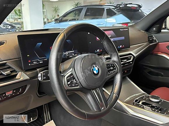 ALDATMAZ PLAZADAN 2023 MODEL BMW 320İ M SPORT BEYAZ İÇİ KIRMIZI