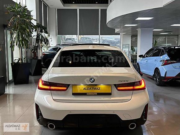 ALDATMAZ PLAZADAN 2023 MODEL BMW 320İ M SPORT BEYAZ İÇİ KIRMIZI