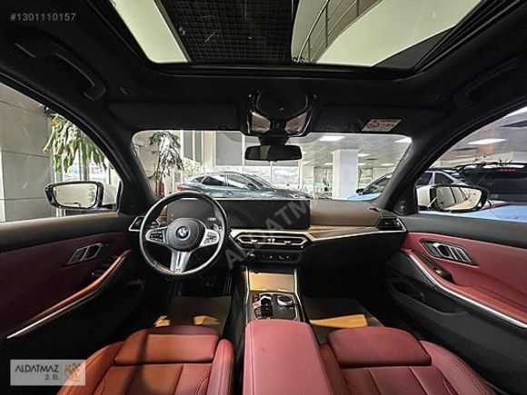 ALDATMAZ PLAZADAN 2023 MODEL BMW 320İ M SPORT BEYAZ İÇİ KIRMIZI