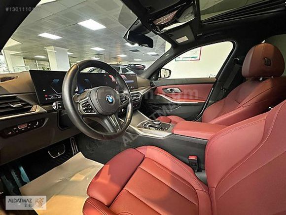 ALDATMAZ PLAZADAN 2023 MODEL BMW 320İ M SPORT BEYAZ İÇİ KIRMIZI