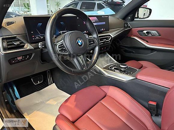 ALDATMAZ PLAZADAN 2023 MODEL BMW 320İ M SPORT BEYAZ İÇİ KIRMIZI