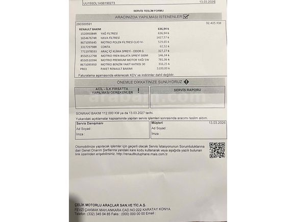 Sahibinden Dacia Sandero 0.9 TCe Stepway Easy-R 2016 Model  92.500 km Kırmızı