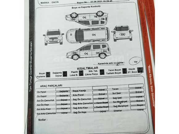 Sahibinden Dacia Dokker 1.5 DCi Stepway 2016 Model  320.000 km Gri (Gümüş)