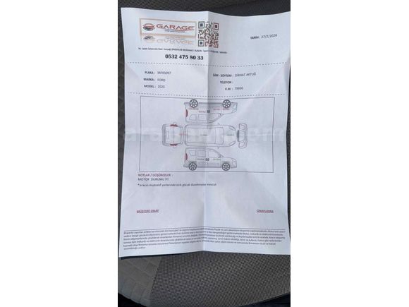 Sahibinden Ford Tourneo Courier 1.5 TDCi Titanium Plus 2020 Model 