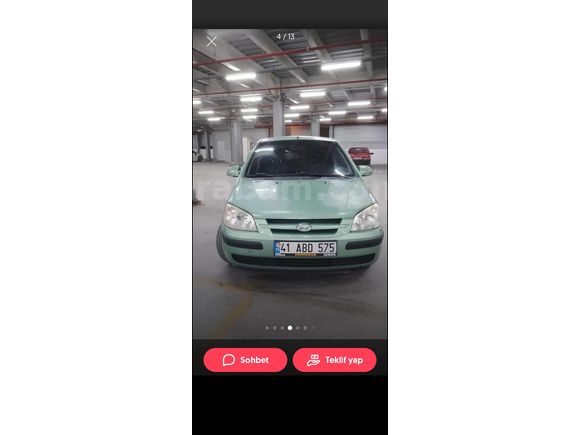 Sahibinden Hyundai Getz 1.3 GLS 2005 Model  Yeşil