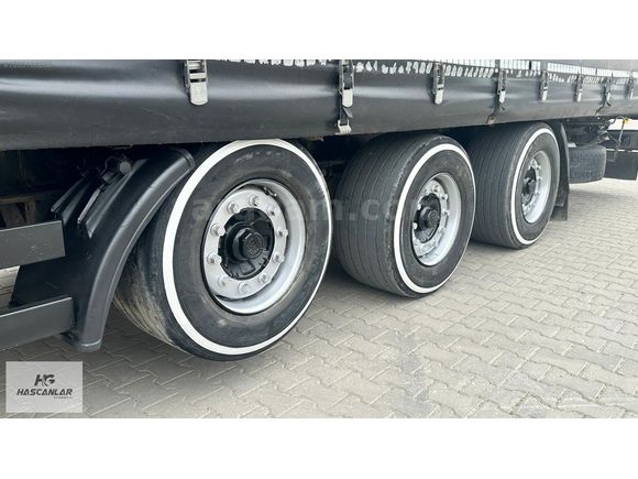 2014 MODEL SEÇSAN TENTELİ ÜÇ KAYAR MİDİLLİ DORSE