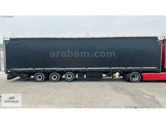 2014 MODEL SEÇSAN TENTELİ ÜÇ KAYAR MİDİLLİ DORSE