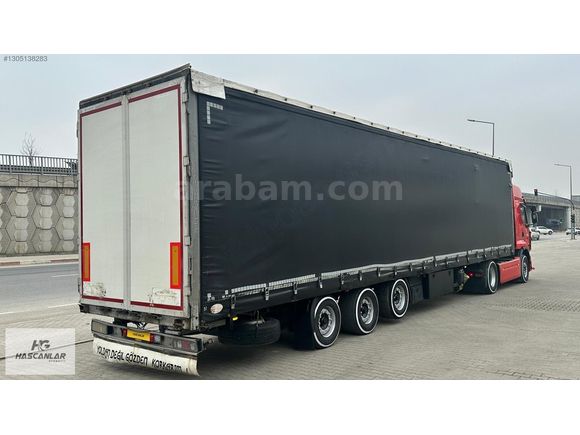 2014 MODEL SEÇSAN TENTELİ ÜÇ KAYAR MİDİLLİ DORSE