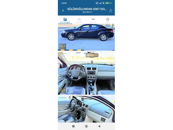 Sahibinden Dodge Avenger 2.0 CRD 2007 Model İstanbul
