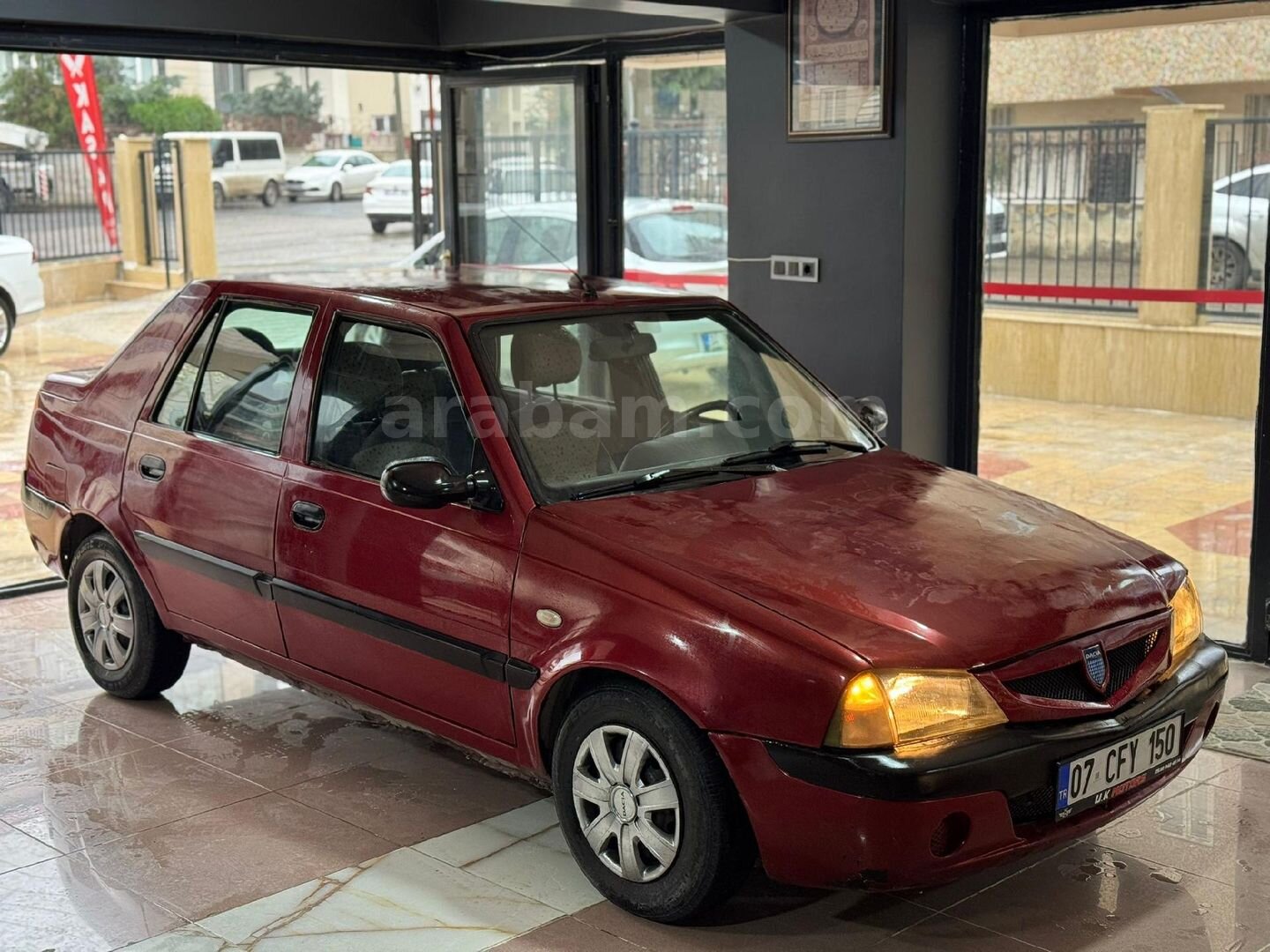 Galeriden Dacia Solenza 1.4 Rapsodie 2005 Model Şanlıurfa 345.000 km Kırmızı 3