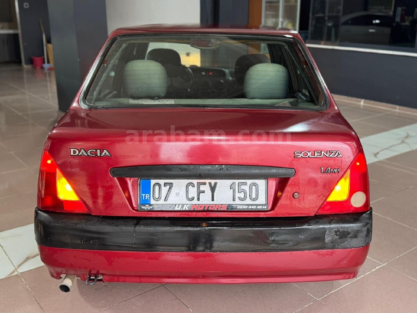 Galeriden Dacia Solenza 1.4 Rapsodie 2005 Model Şanlıurfa 345.000 km Kırmızı 7