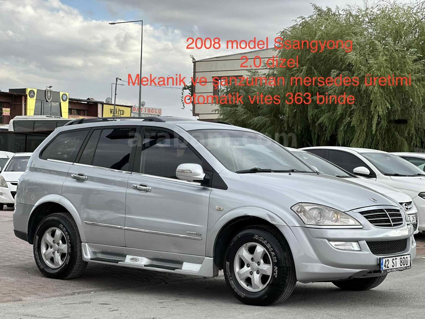Sahibinden KGM SsangYong Kyron 2.0 XDI 4x4 2008 Model Karaman 363.000 km Gri (Gümüş) 1