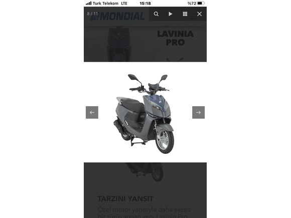Sahibinden Mondial 125 Lavinia Pro İstanbul