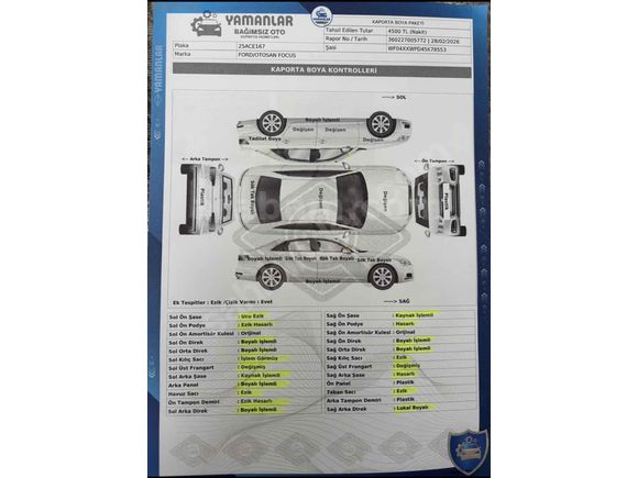 TEK FİYAT! Bakımlı Focus 1.6 Ghia 2006(226.000km)