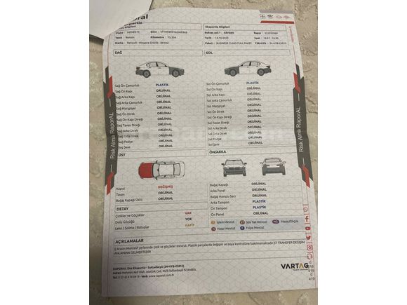 Sahibinden Renault Megane 1.3 TCe Icon 2020 Model 
