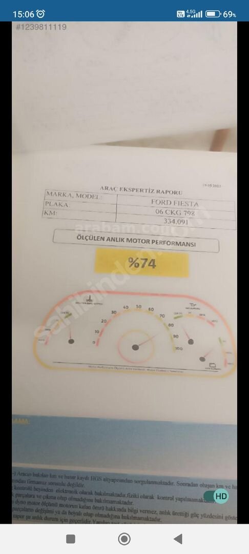 Sahibinden Ford Fiesta 1.4 TDCi Comfort 2004 Model Gaziantep 350.000 km Gri (Gümüş) 3
