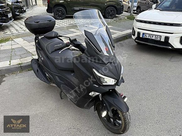 Galeriden SYM Joymax Z Plus 250 2023 Model İstanbul 9.800 km Siyah