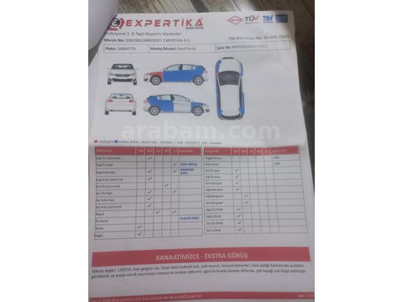 Sahibinden Ford Fiesta 1.4 Titanium 2012 Model