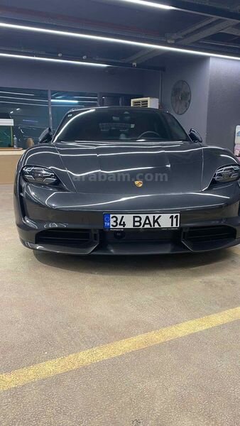 Sahibinden Porsche Taycan Elektrik Turbo S 2020 Model İzmir 74.000 km Füme