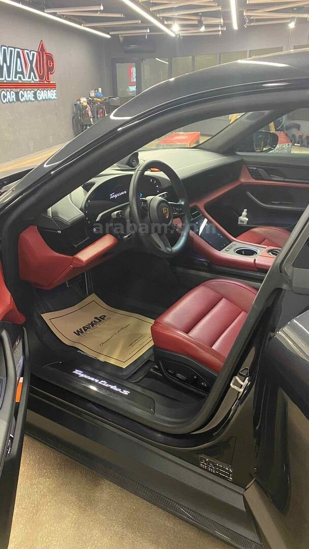 Sahibinden Porsche Taycan Elektrik Turbo S 2020 Model İzmir 74.000 km Füme 7