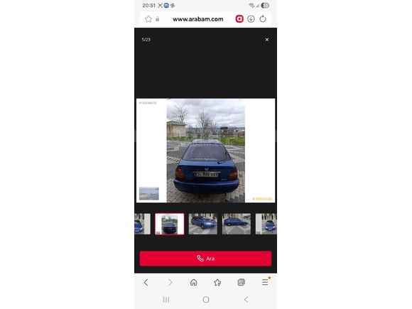 Sahibinden Honda Civic 1.6 i ES 1998 Model