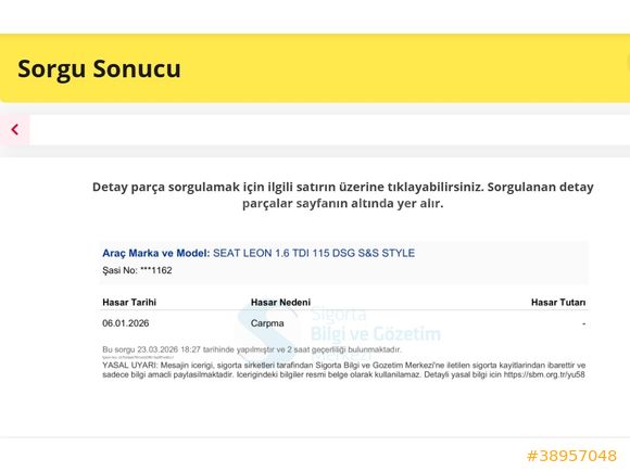 ARGEDEN HATASIZ 2017 DİZEL OTOMATİK LEON STYLE PAKET 116.500 KM