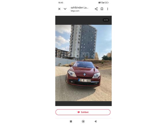 Sahibinden Renault Laguna 1.5 dCi Expression 2008 Model